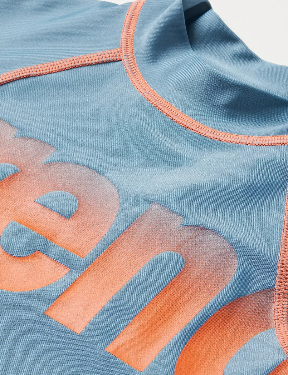 Arena Unisex Jr Arena Rash Vest L/S Graphic Rash Guard Shirt Unisex - Bambini e Ragazzi