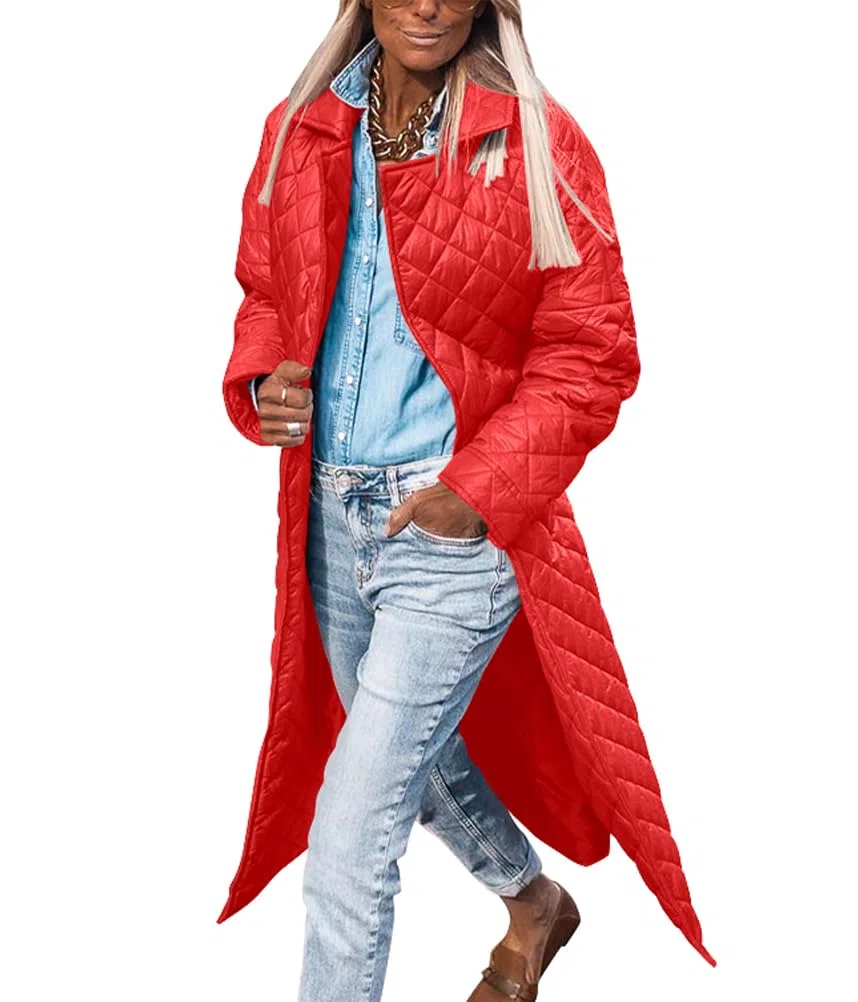 ORANDESIGNE Cappotto Donna Piumino Giacca Calda Cappotti Lungo Elegante Piumino Invernale Giubbotto Lungo con Cintura