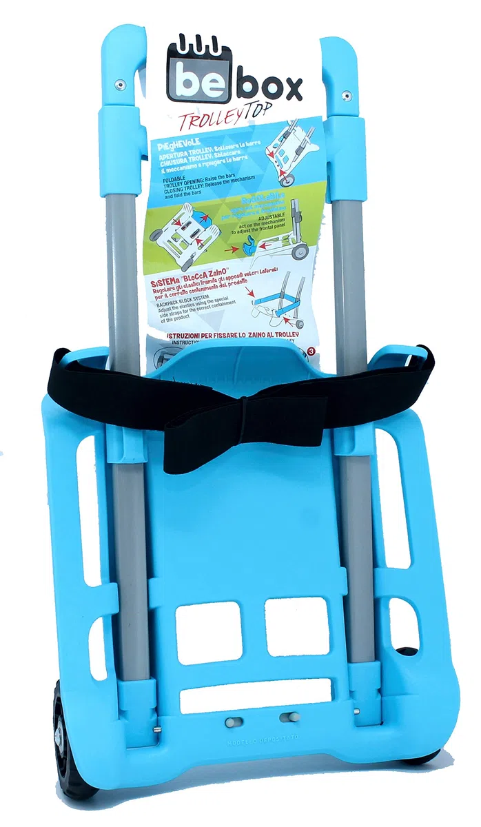 Trolley Pieghevole Top Be Box Celeste Seven