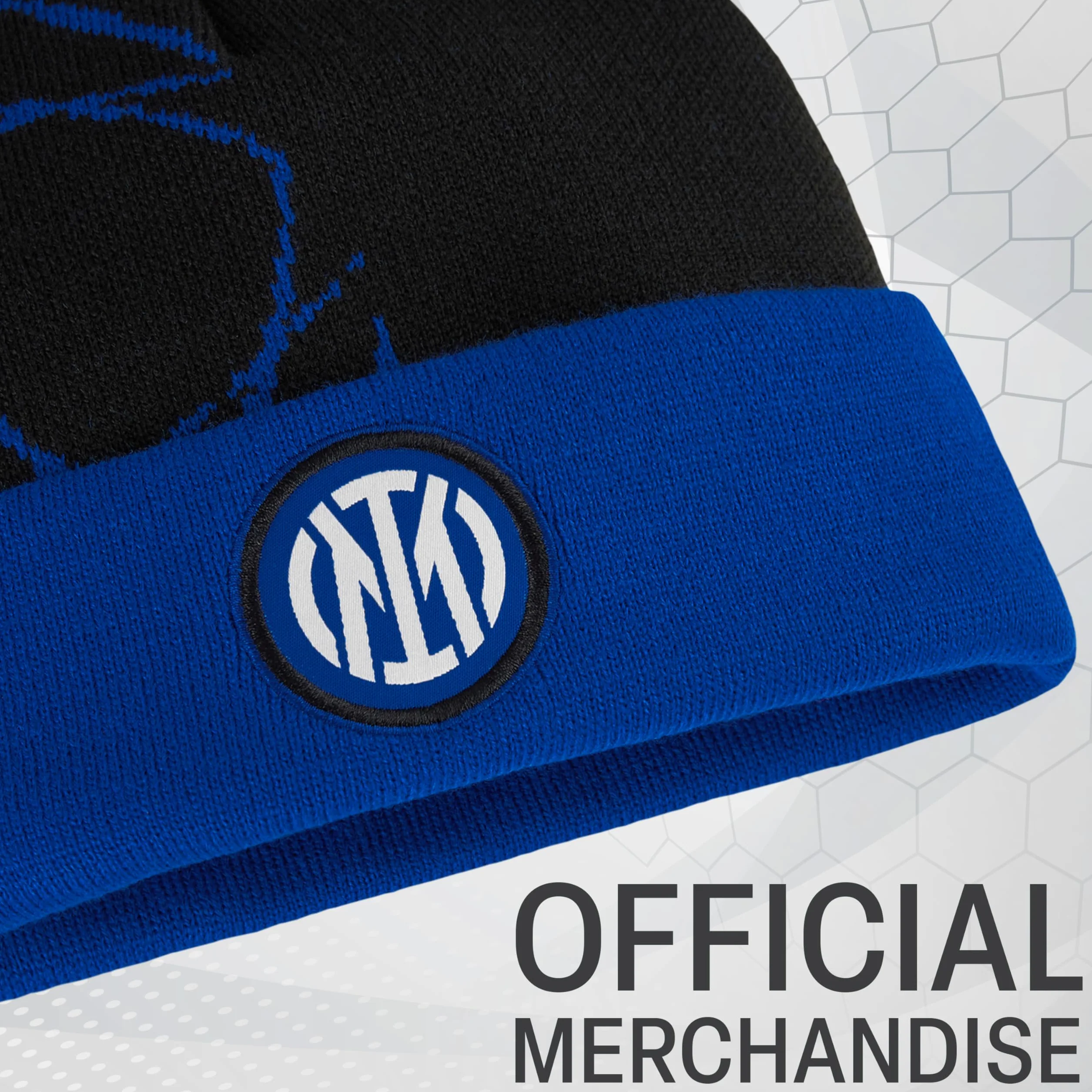 Inter Milan F.C. Cappello Invernale e Guanti Bambino Adolescenti, Regalo Ragazzo