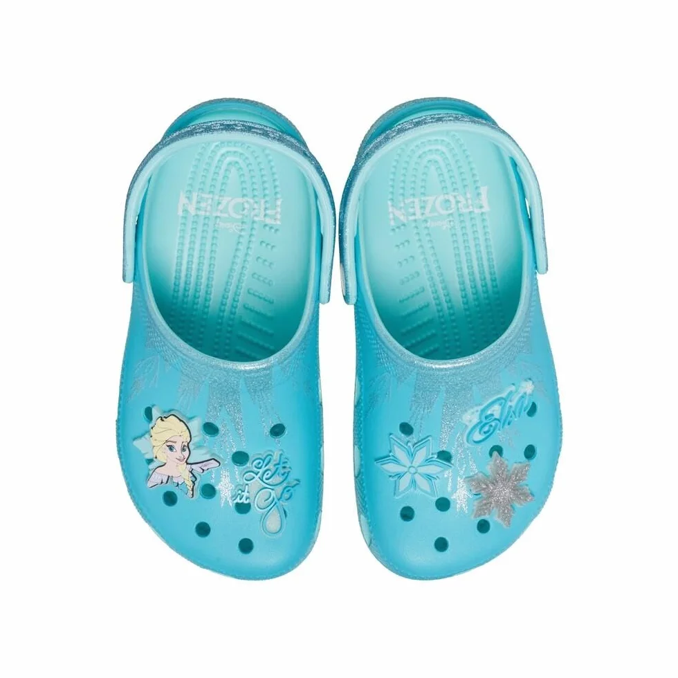 Crocs Frozen Elsa Classic Clog K, Zoccoli Unisex - Bambini e Ragazzi