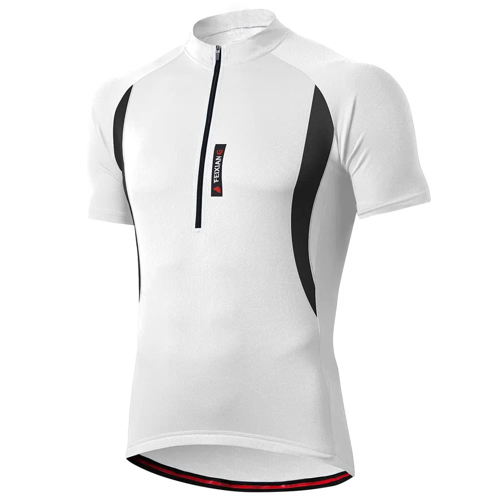 MEETWEE Magliette Ciclismo Uomo, Maglia Ciclismo Maniche Corte/Lunghe Abbigliamento Mountain Bike Maglia