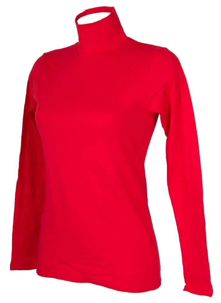 RAGNO Lupetto Mezzo Collo Donna Maglia Manica Lunga Caldo biocotton Articolo D136TV