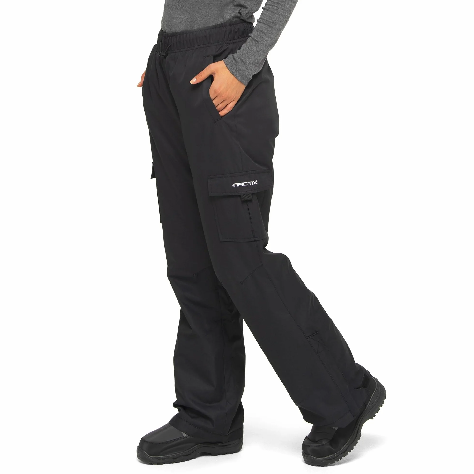 ARCTIX Lumi Pull Over Fleece Lined Cargo Snow Pants Pantaloni da Sci Donna (Pacco da 1)