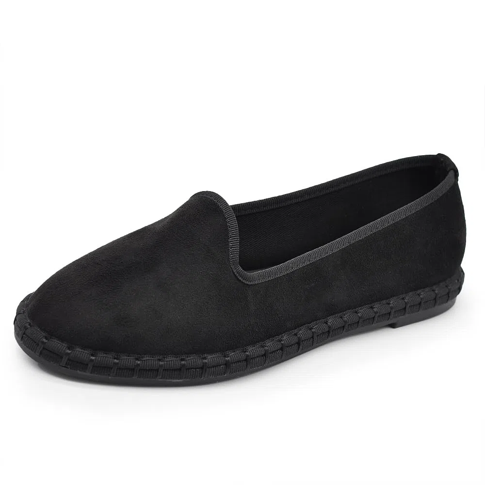 IF Fashion Ballerine Friulane Scarpe Veneziane da Donna in Cinigia/Camoscio Sintetico 24012