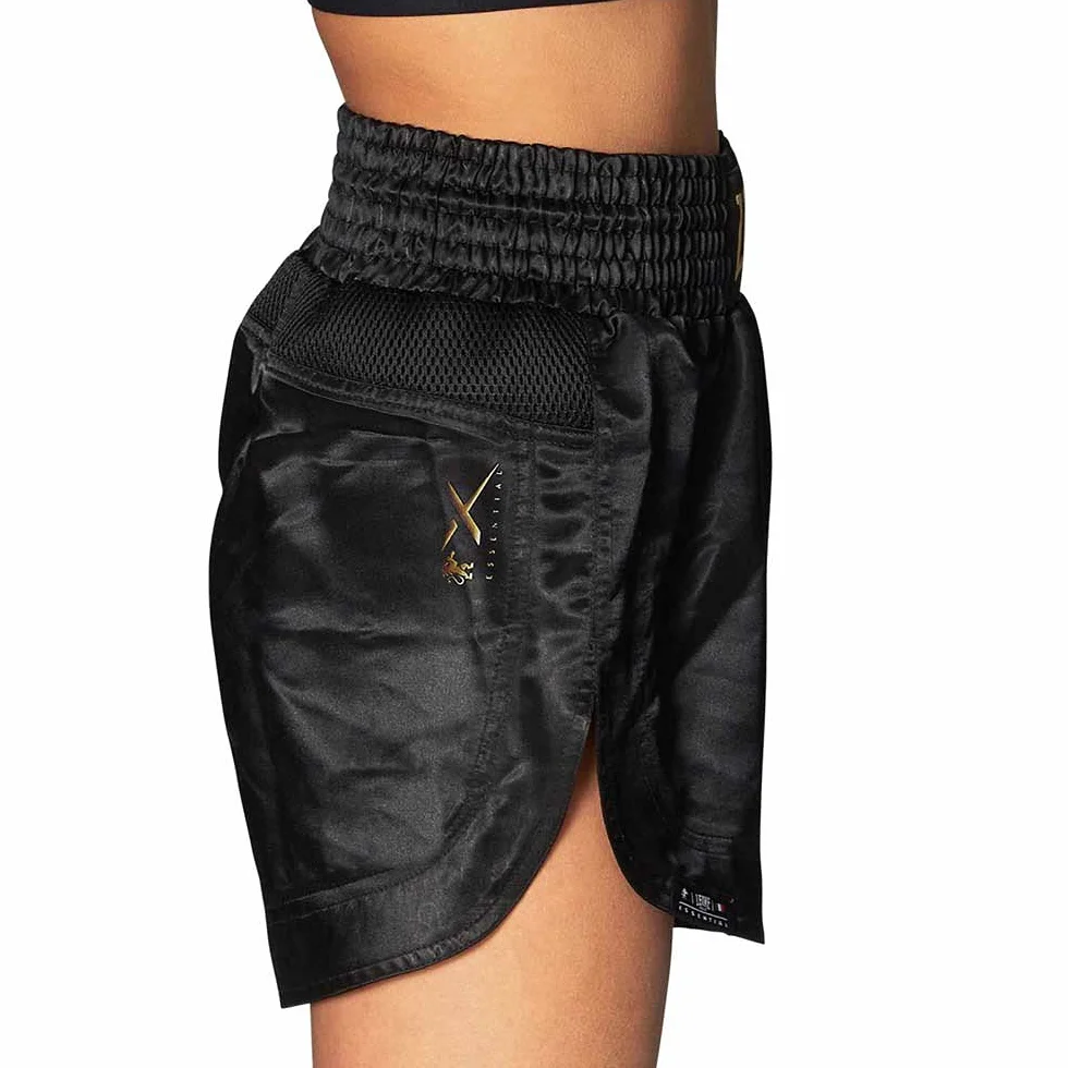 LEONE 1947 Pantaloncini Kick-thai Donna Nero