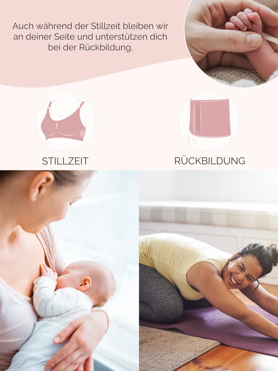 Herzmutter Mutande Premaman Cotone - Oeko Tex 100 - Set da 3 - Gravidanza - Mutandine Premaman - Slip maternità - 5730