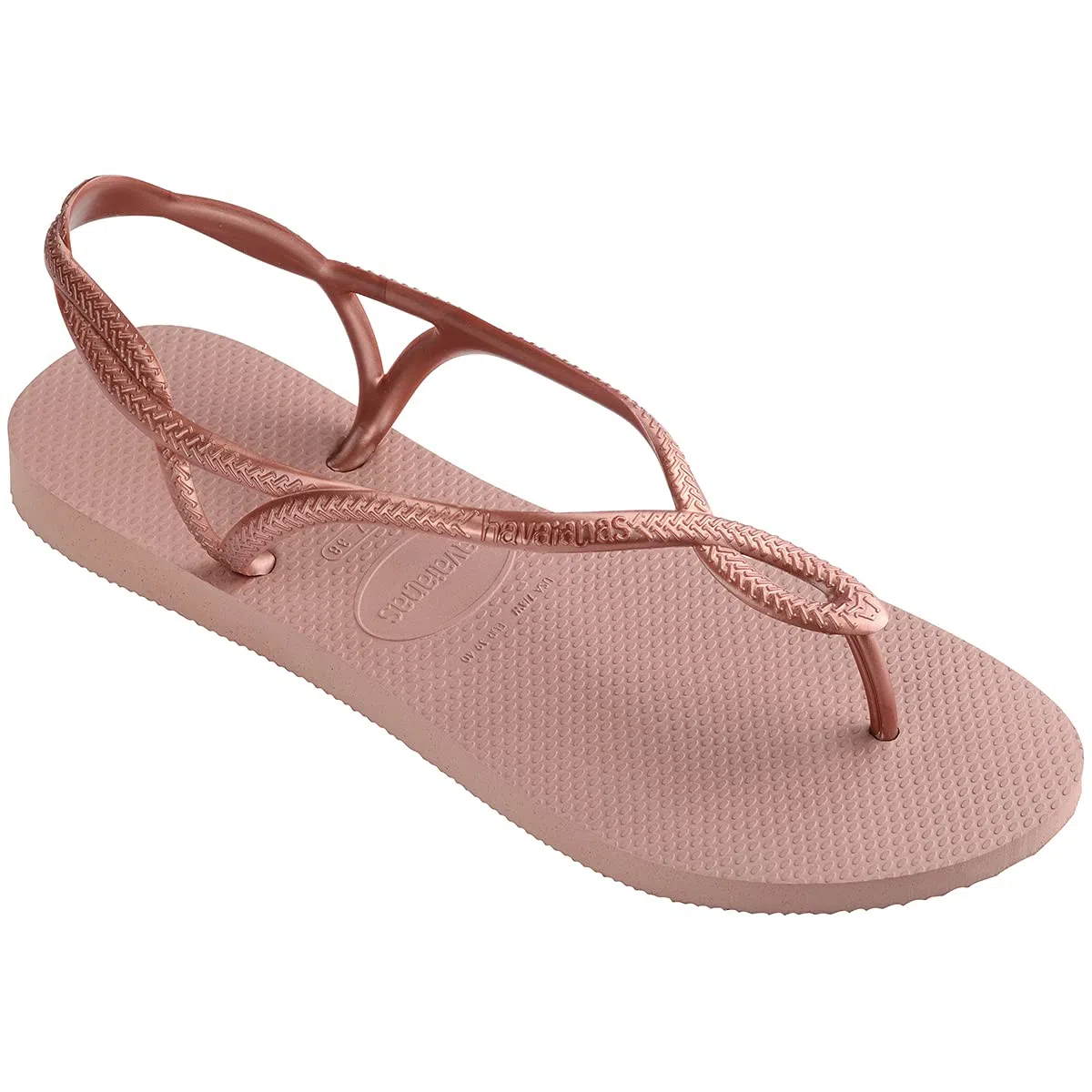 Havaianas - Kids Flores, Infradito, Comode, Resistenti E Divertenti, Suola Con Stampa Floreale, Cinghie Metalliche E Suola Antiscivolo, Bambine e ragazze