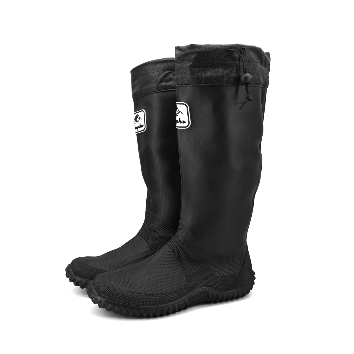 JOMIX Stivali da Pioggia Uomo Donna Antiscivolo Stivaletti Gomma Impermeabili Pieghevoli Scarpe Alte da Pesca Escursione Campeggio Lavoro Giardino Impermeabilità Totale Leggeri e Compatti