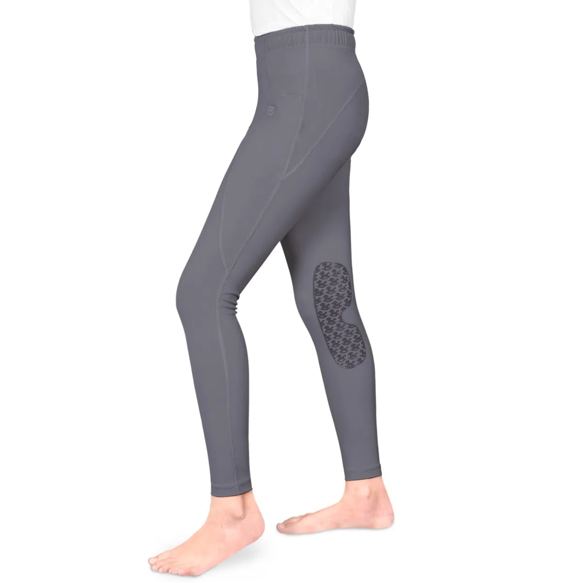 Harrison Howard Pantaloni da equitazione per bambini, con toppa al ginocchio, pantaloni da equitazione