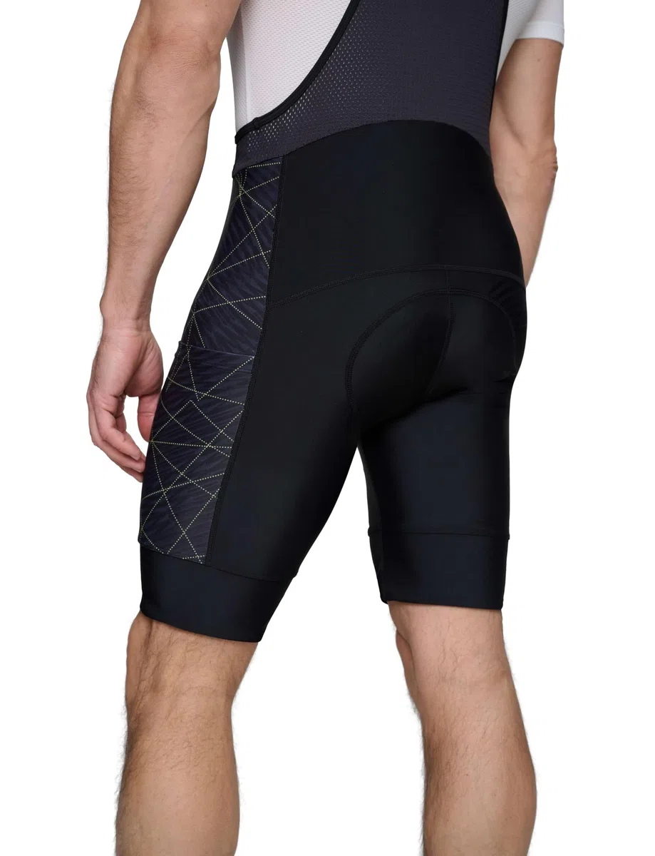 TCA Salopette Ciclismo Uomo con Fondello Professionale – Pantaloncini Bici con Bretelle e Tasche Laterali – Tessuto ad Asciugatura Rapida per Bici da Corsa, Gravel e MTB