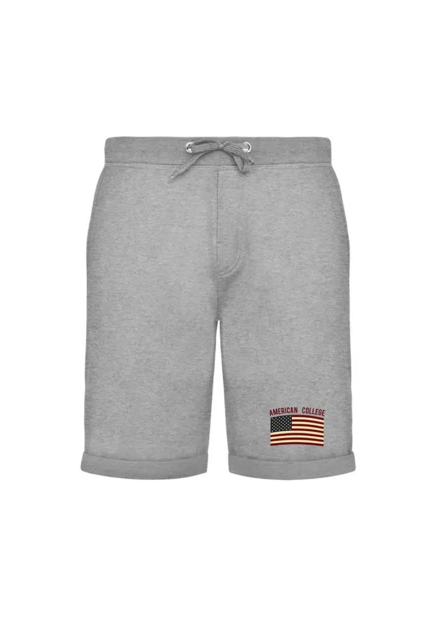 AMERICAN COLLEGE USA Bermuda Pantaloncino Shorts Unisex-Bambini e Ragazzi