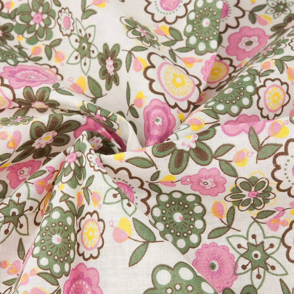 HOULIFE Fazzoletti di stoffa da donna, in puro cotone, rosa, in 5/10 pezzi, per uso quotidiano, 36 x 36 cm, regalo per la festa della mamma