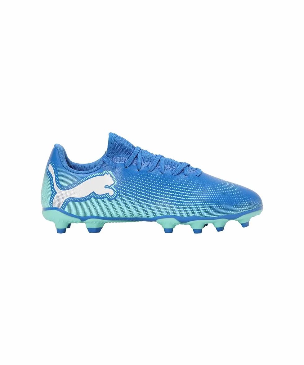 PUMA Future 7 Play Fg/Ag Jr Soccer Shoe, Unisex - Bambini e ragazzi
