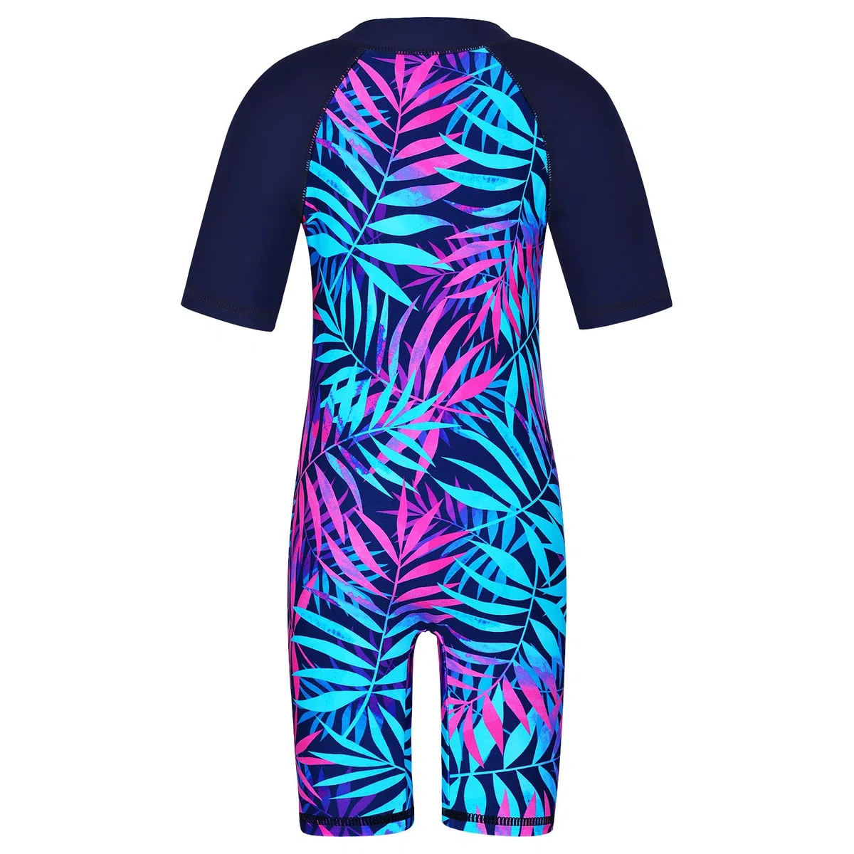 Ragazze Costume da Bagno Interi Manica Lunga Protezione Solare UV 50+ Bambino Rashguard 3-12 Anni