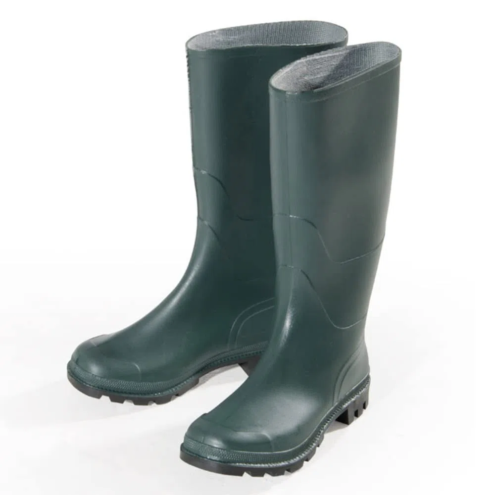 VERDELOOK Stivale al Ginocchio in PVC Taglia 41, Verde, per Giardino e Fai da Te