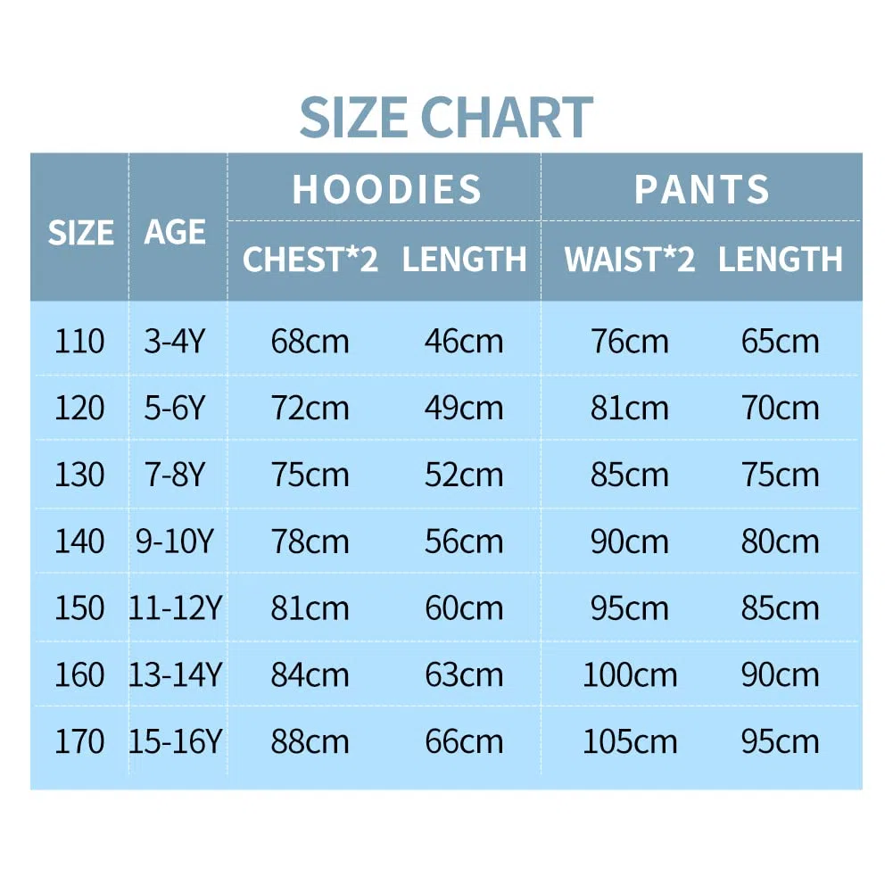 Tuta Bambini, Completo Felpa con Cappuccio e Pantaloni, Set da 2 Pezzi, 3-12 Anni, Cotone, Streetwear Y2K per Ragazze e Ragazzi