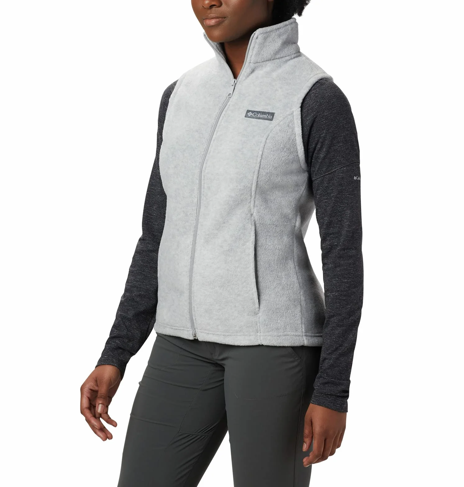 Columbia Benton Springs Vest, Gilet Smanicato In Pile Donna