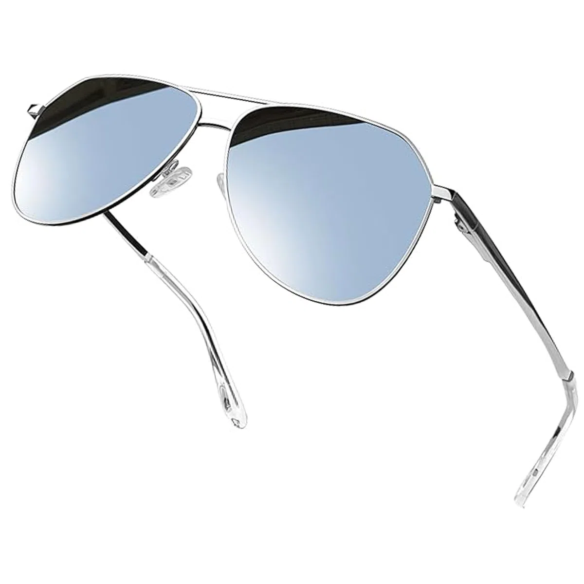 Joopin Occhiali da Sole da Uomo Donna Polarizzati Protezione UV400 Ultraleggeri Montatura Metallo Classici Vintage Specchio Goccia Pilota Occhiali da Sole