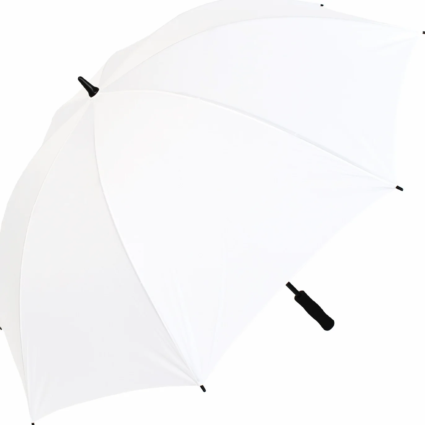 X-Brella leggero ombrello pieno in fibra di vetro per 2 persone - taglia XXL - molto stabile - golf ombrello bianco bianco
