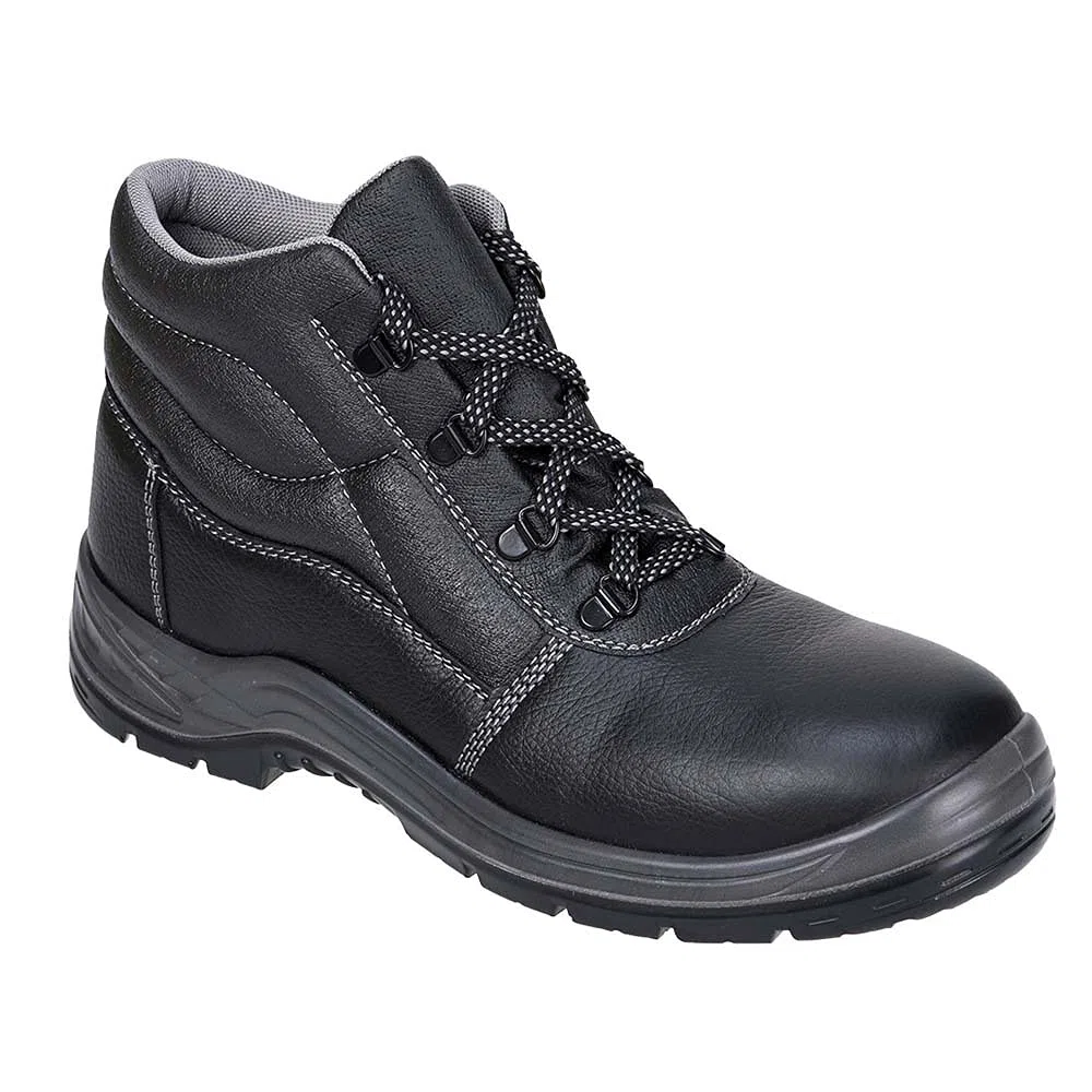 Portwest FW23 S3 Stivali Antinfortunistici, Unisex - Adulto, SRC, Nero (Nero Bkgr), 50 EU (15 UK)