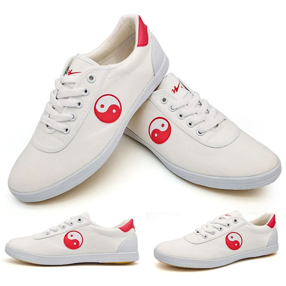 Tai Chi Scarpe,Kung Fu Scarpe,Scarpe Arti Marziali,Scarpe Taekwondo,Scarpe da Karate,Unisex,Uomo e Donna,Traspirante,Tela,Morbido,Leggere,per Meditazione e Qigong,Cinese Wushu Yoga