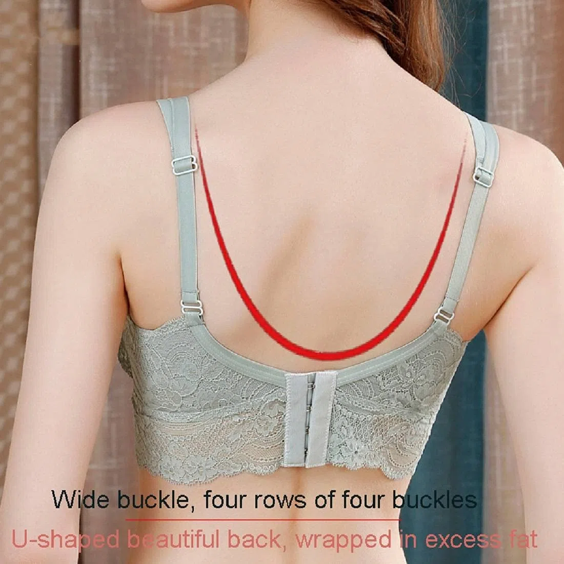Reggiseno Allattamento con Estensione Reggiseno Bra Donna Morbido e Traspirante Reggiseno Donna Reggiseno Allattamento Senza Ferretto con Imbottiti in Pizzo