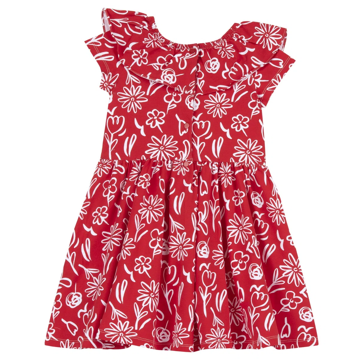 Chicco, Vestito Bambina a Maniche Corte, in Cotone Leggero, Abbigliamento Bambina, Designed in Italy