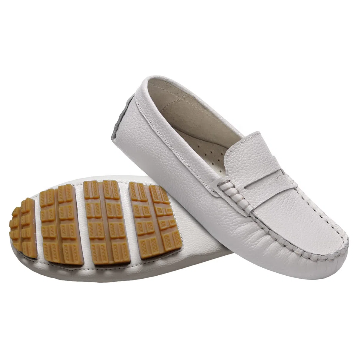 rismart Ragazzi Ragazze Slip on Loafer Comodo Casual Scuola Mocassini Piatti