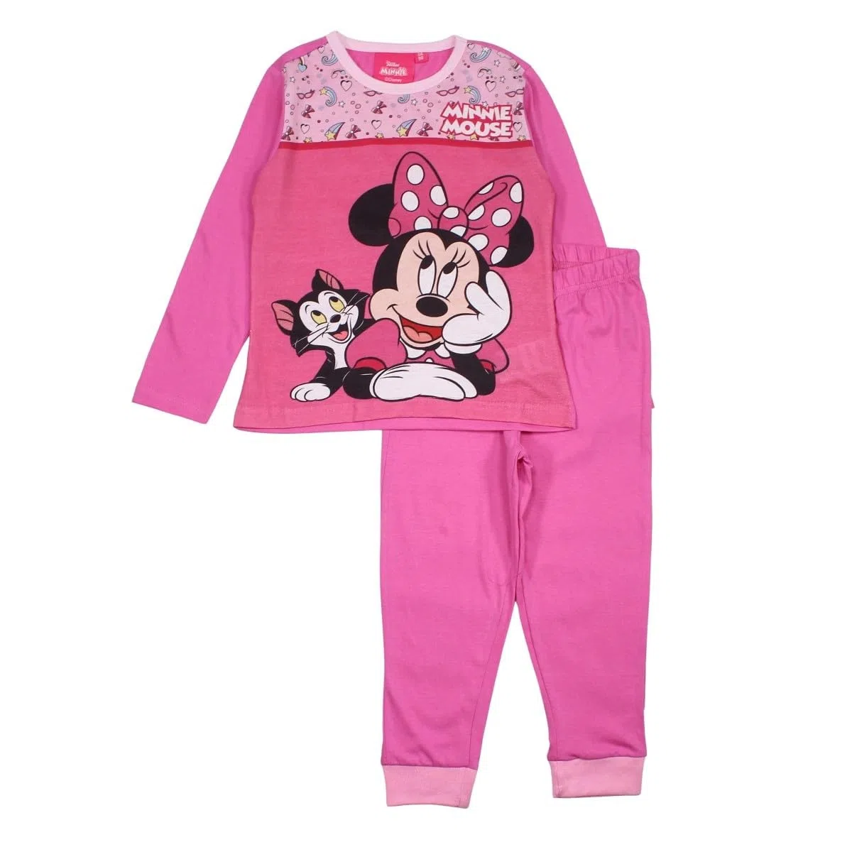Disney Pigiama per Bambina in Cotone Minnie Pajama Set Bambine e Ragazze