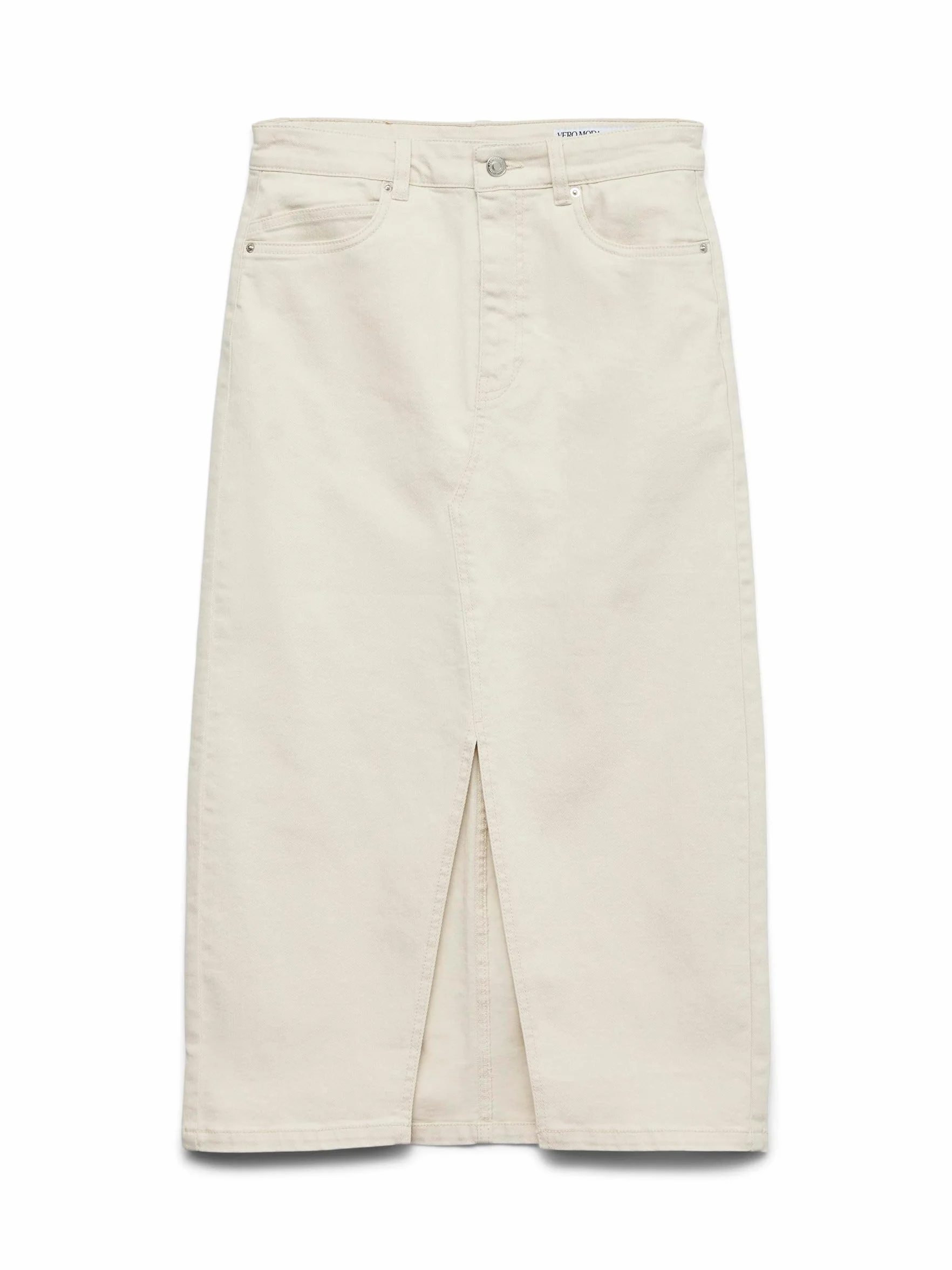 VERO MODA Denim Skirt VMVERI High Waist Midi Skirt