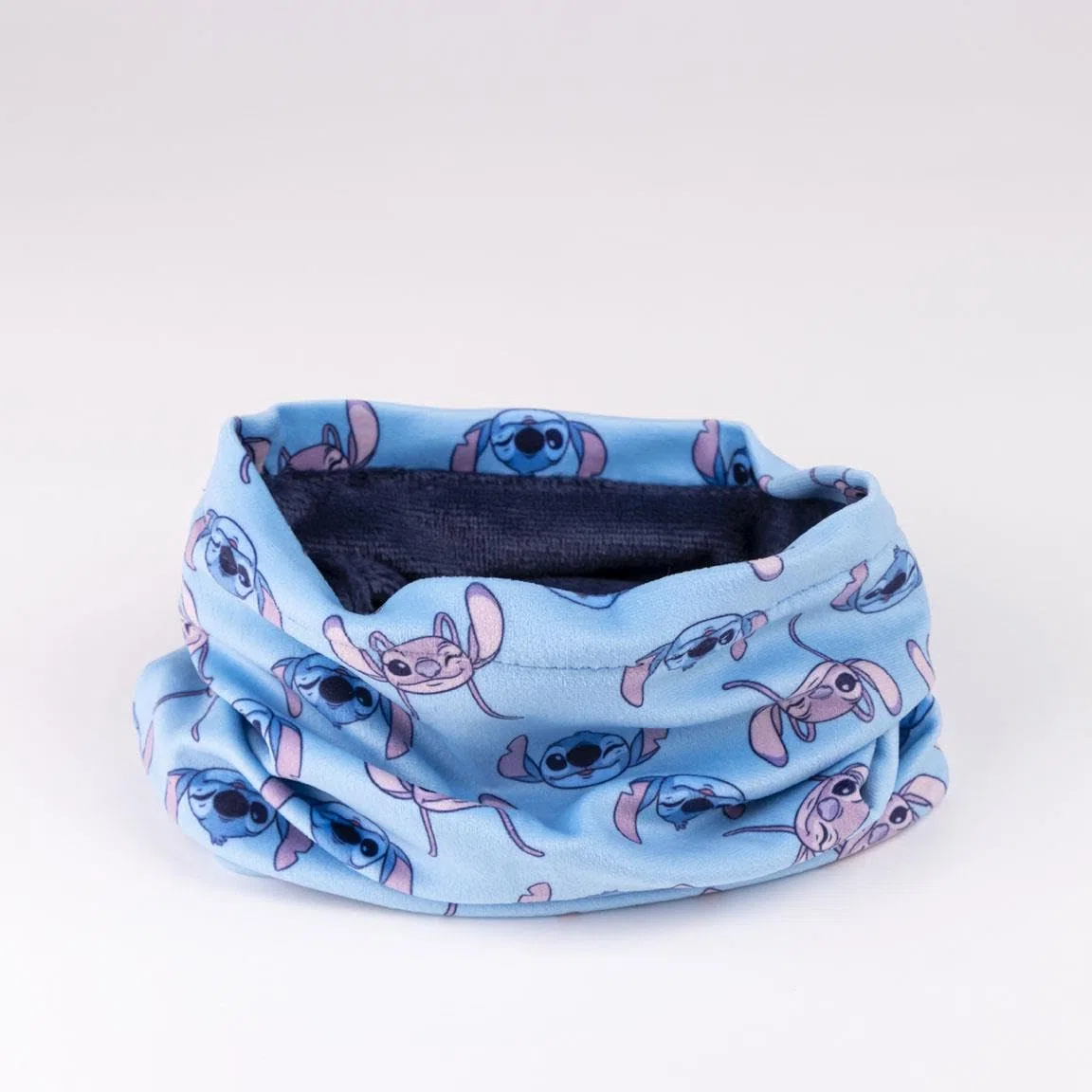 Disney Stitch & Angel Bobble Hat + Snood Sciarpa + Guanti Set Ragazze 3 Pezzi Inverno Set Regalo