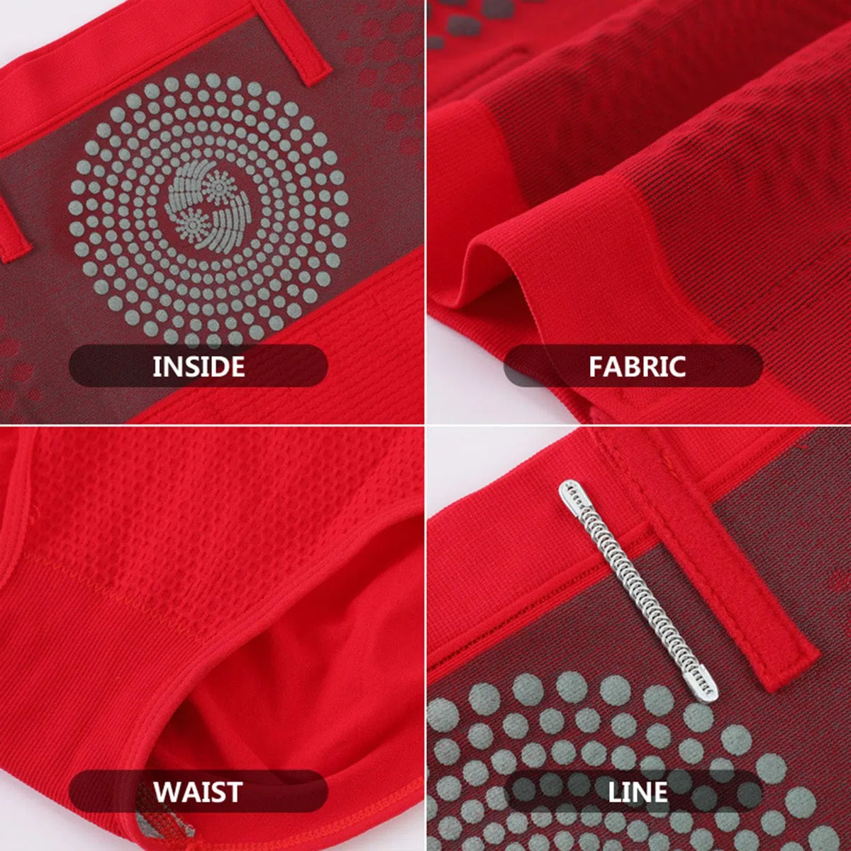 Generico 4-in-1 Bruciare i Grassi Pantaloni Corti, termogenico scolpimento Pantaloni Corti, rinforzamento e modellazione Biancheria Intima per Le Donne