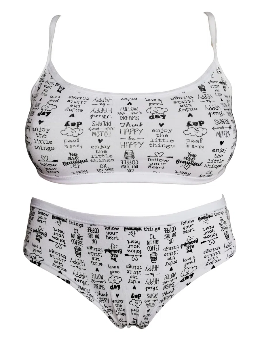 JADEA Coordinato Brassiere e Slip Teen