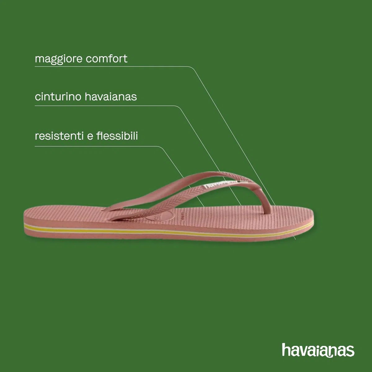 Havaianas - Slim Brasil Logo, Bequeme, Robuste und Leichte Badelatschen für Frauen, Hommage an Brasilien, Flagge auf Riemen und Sohlen