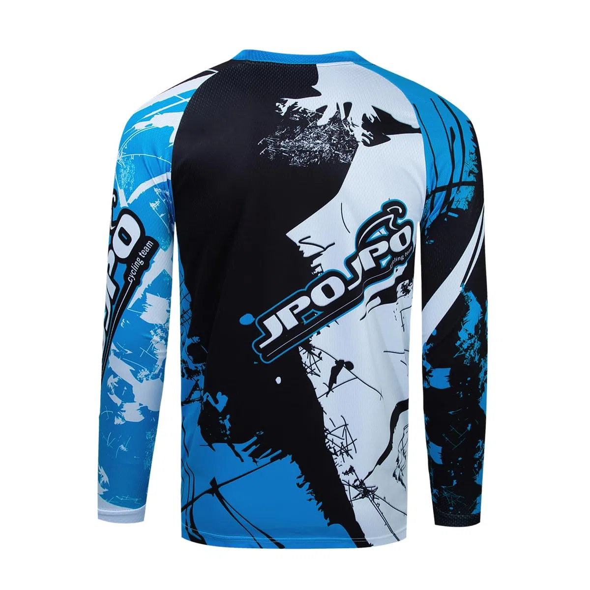 Maglia da bici da cross per ragazzi, maglietta da mountain bike per bambini, a maniche lunghe, per downhill, moto, motocross, BMX, Mx, Offroad Racing