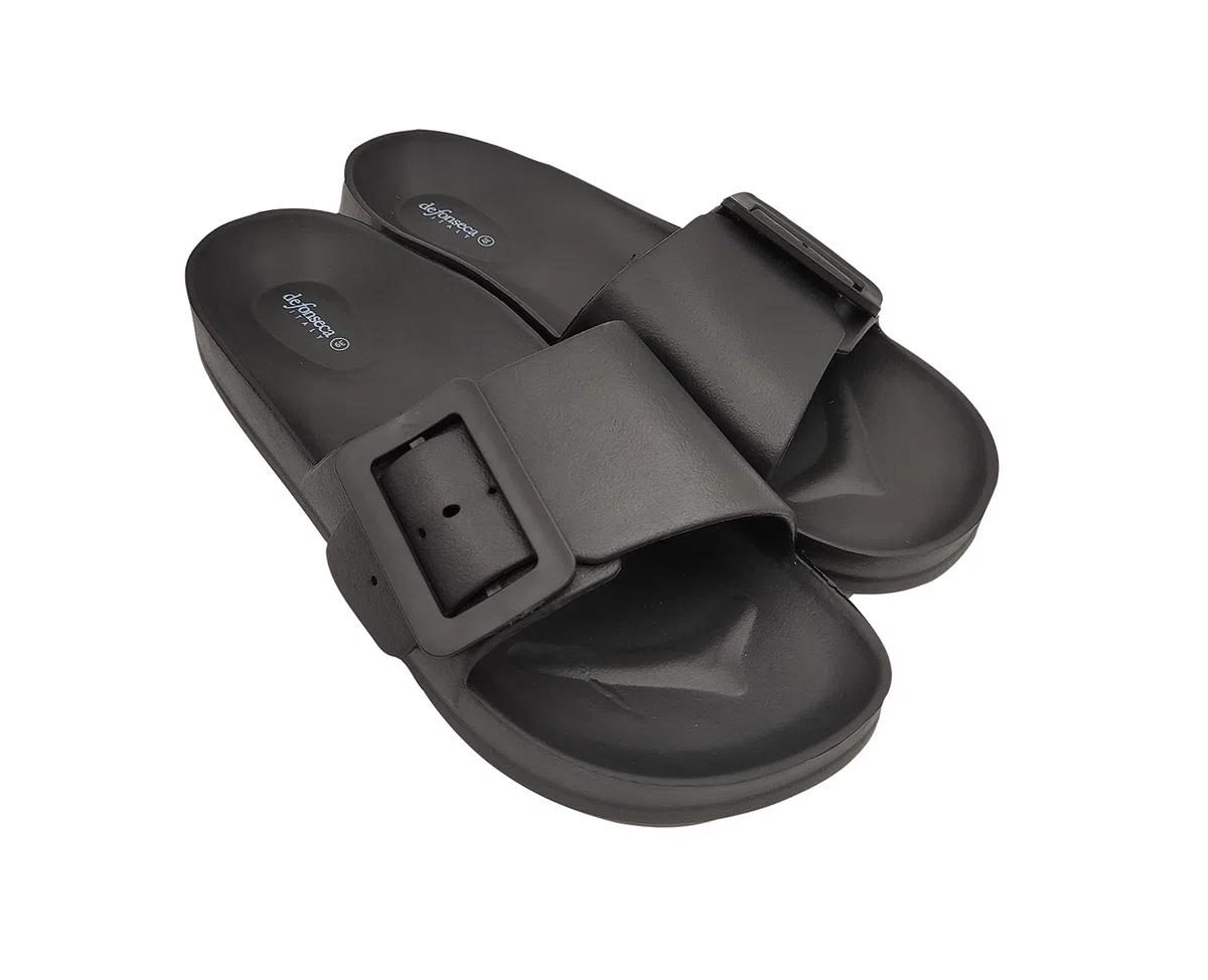 DeFonseca Originale Modello Sestrip Ciabatta Pantofola Donna con Fascia Regolabile in Gomma per Casa Giardino Spiaggia Piscina Qualità Marchio Italiano
