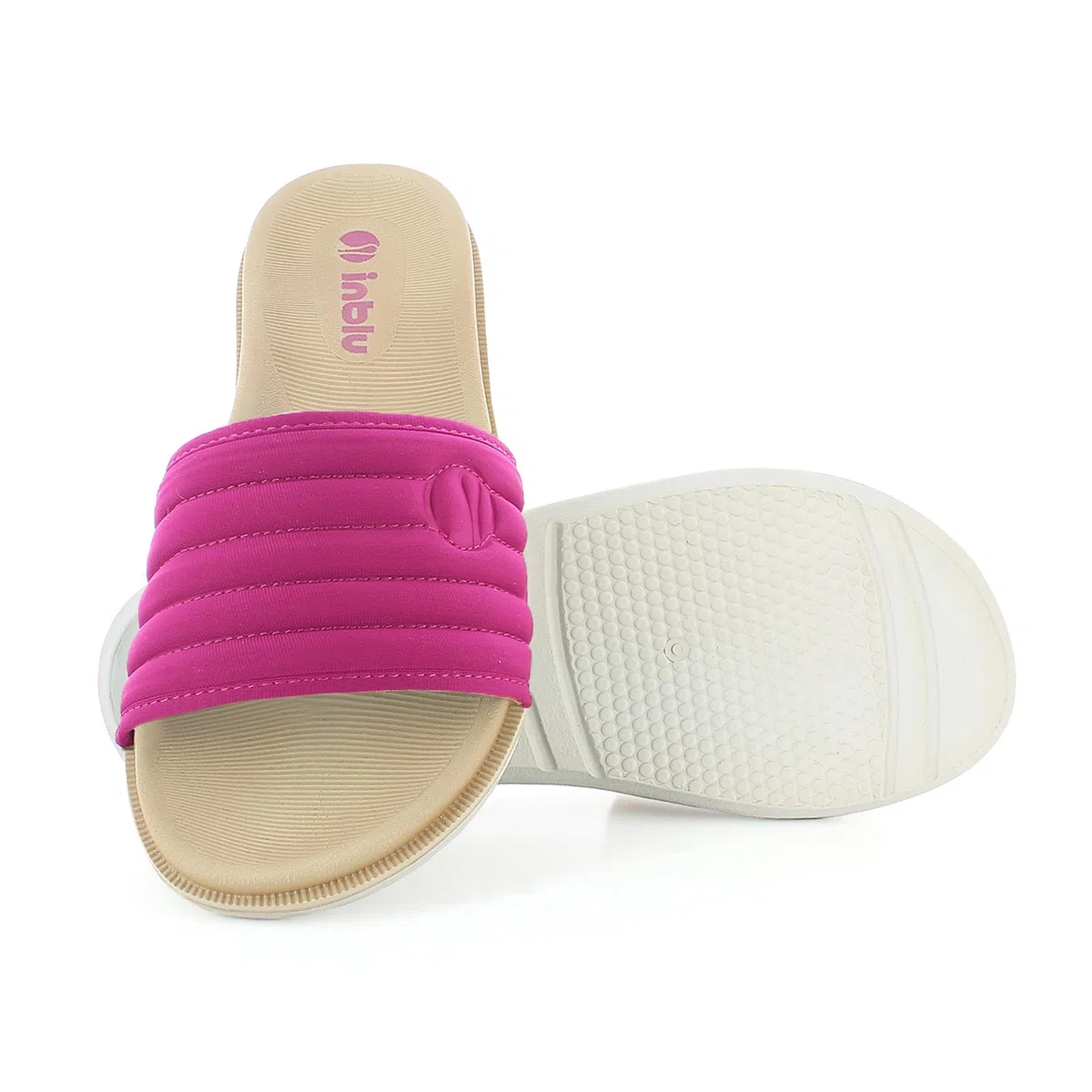 inblu Ciabatte Donna Con Fascia Colorata Morbida, Dual Density Sandali a ciabattaDonna