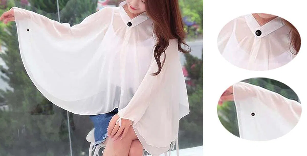 Fendawn Strive - Camicia da donna a maniche lunghe, anti-UV, da spiaggia, traspirante, sottile