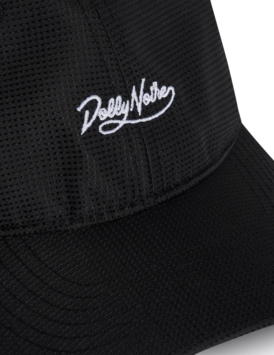 Dolly Noire Cappellino Dad Hat Logo, Nero, Unisex, 100% Cotone, Chiusura Regolabile