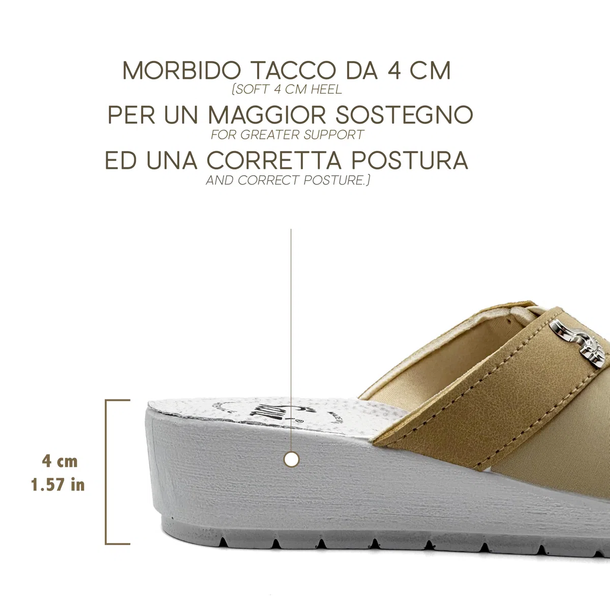 Sani' Ciabatta Donna Aperta Automodellante X Alluce Valgo Comfort Comode Traspiranti Pantofola Sanitaria Ospedale Casa Correttore