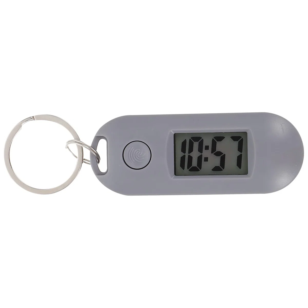 Gatuida Portachiavi orologio da tasca clip: orologio elettronico digitale LED luminoso zaino orologio portachiavi per bambini infermiere studenti test casa ufficio uso esterno