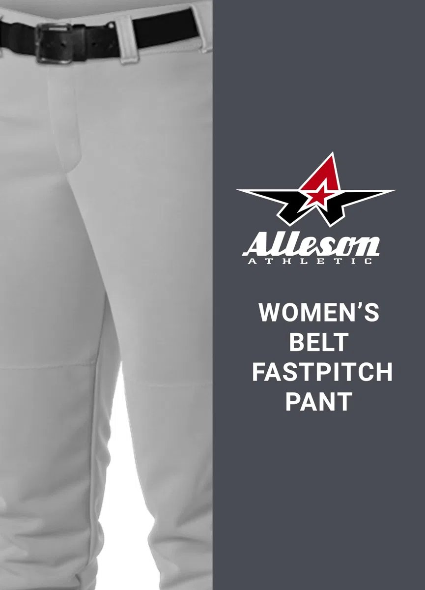Alleson Athletic Ragazze Atletiche Ragazze Fast Pitch Softball Cintura Loop Pantaloni Ragazze Fastpitch/Softball Cintura Loop Pant
