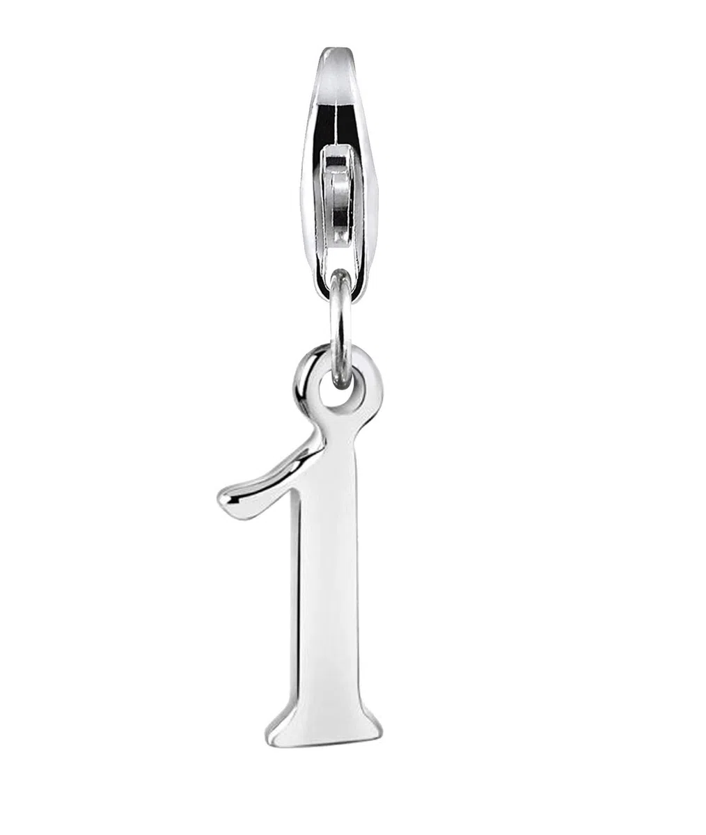 Nenalina charm numero 1 in argento per donna 713256-000