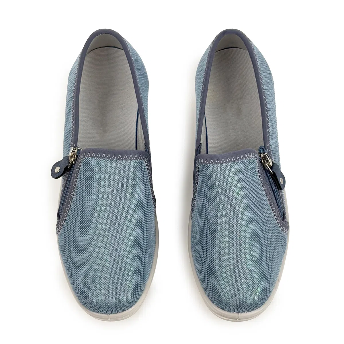 JOMIX Scarpe Donna Slip On Comode con Zeppa Sneakers da Camminata Leggere Traspiranti Senza Lacci Scarpe Casual con Suola Antiscivolo
