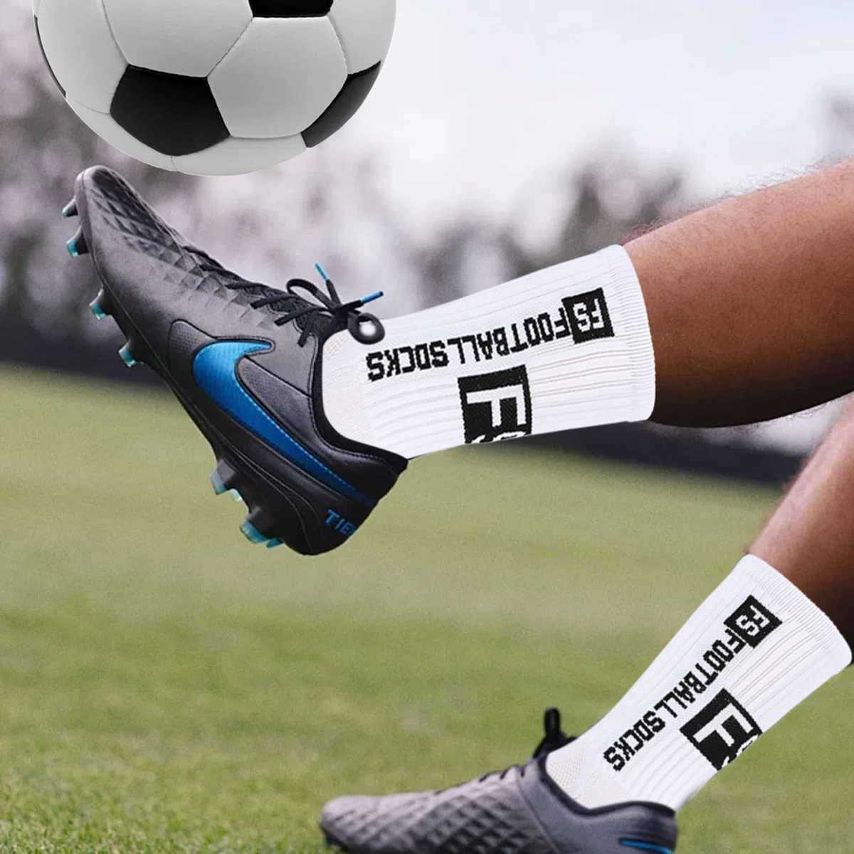 Calzini sportivi da calcio, calzini sportivi antiscivolo da calcio, Calzini sportivi da calcio antiscivolo e antiodore