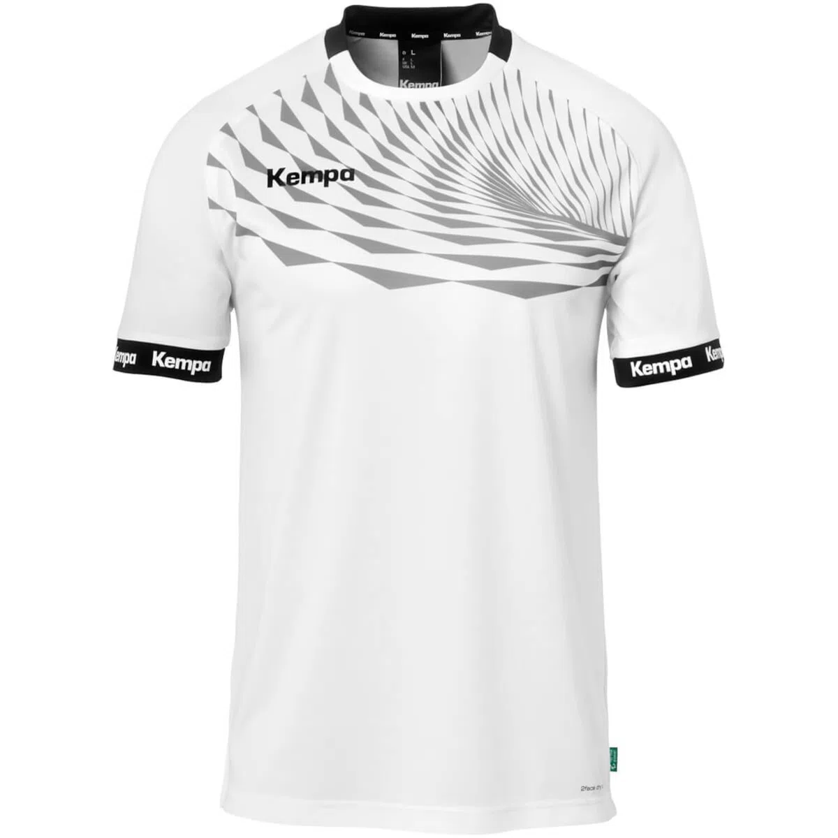 Kempa Wave 26-Maglietta Sportiva da Uomo, a Maniche Corte, per Pallamano, Palestra, Fitness