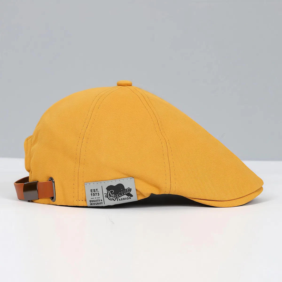 Gentiluomo Berretto Estivo, Coppola Uomo Estiva Regolabile Berretto Piatto Basco Leggero Cotone Traspirante Profilo Basso Cappello Casual Unisex Protezione Solare Cappello Urbano