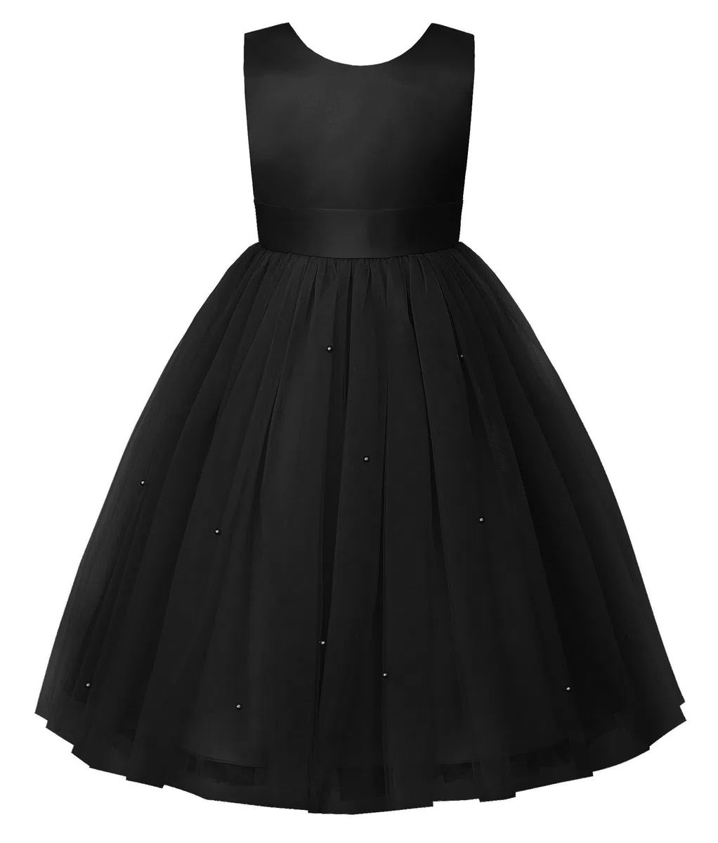 JerrisApparel Vestito Bambina Fiori Elegante Abito Cerimonia Nozze Comunione