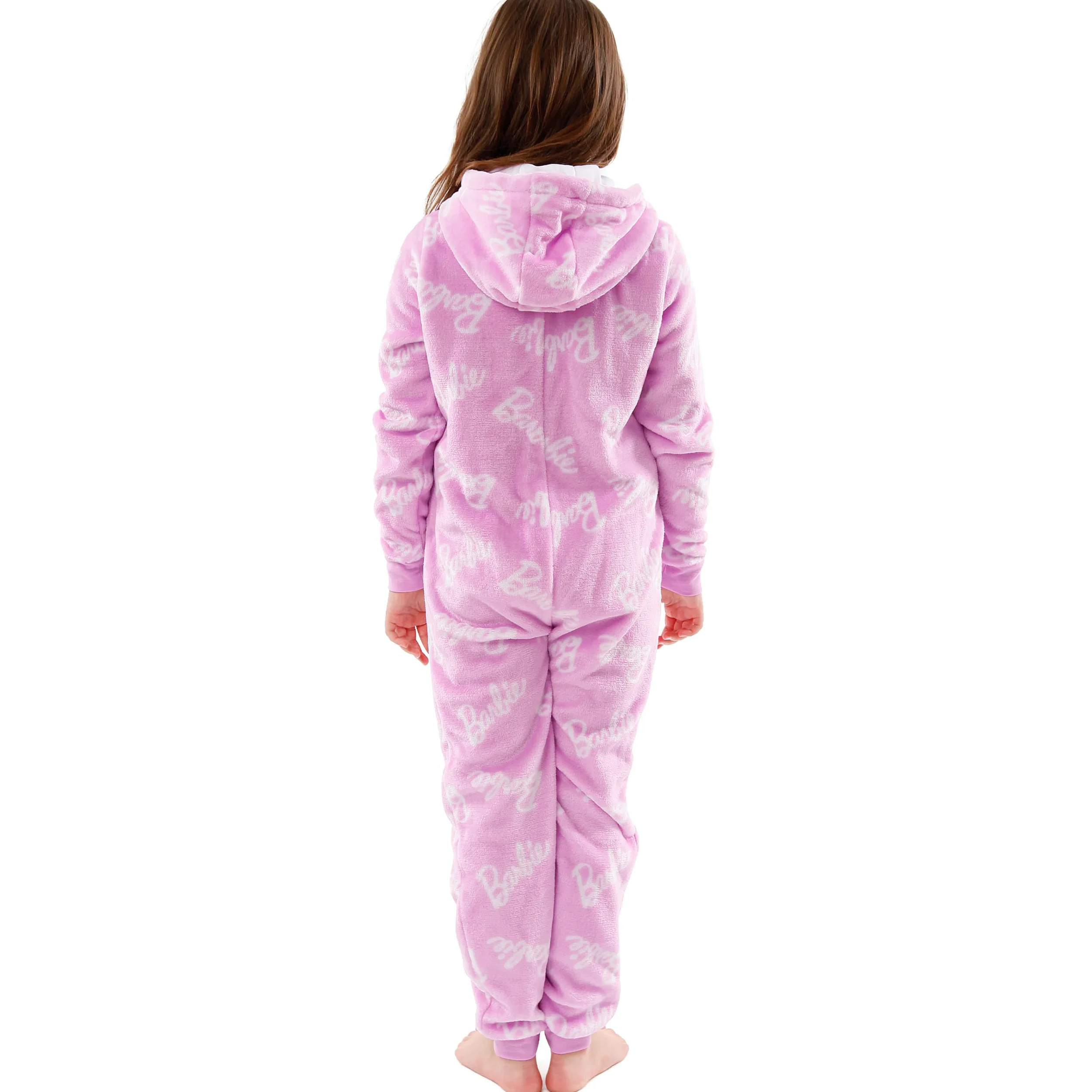 Barbie Tutina Ragazze | Tutine per Ragazze | Pigiama in Pile Rosa per Bambini | Taglie da 5 a 13 Anni | Merchandise Ufficiale